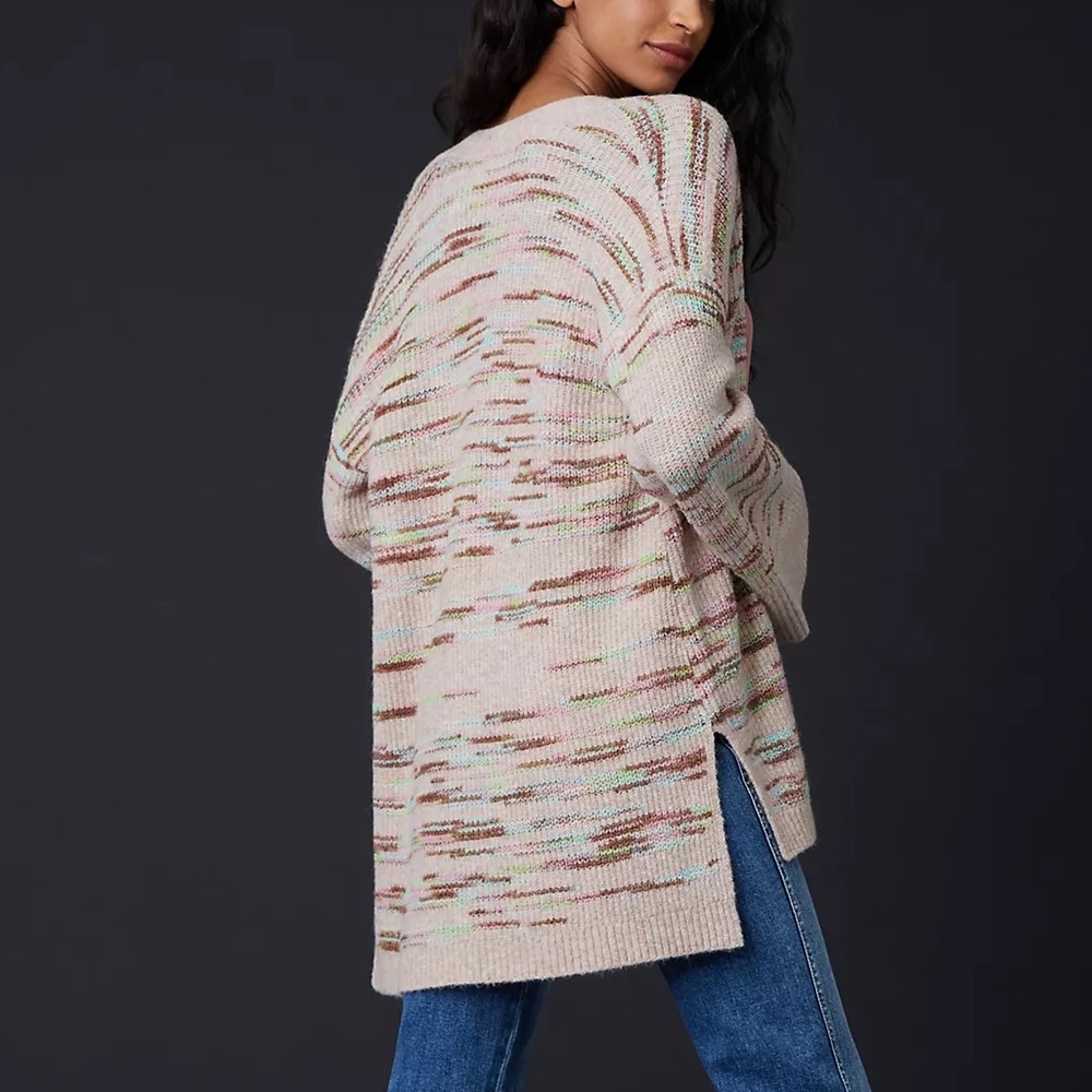 NWOT Anthropologie Leah Space-Dyed Cardigan - Picture 2 of 4